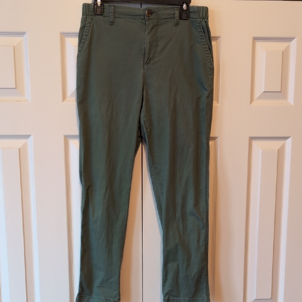 Old Navy Green Chinos Straight Leg